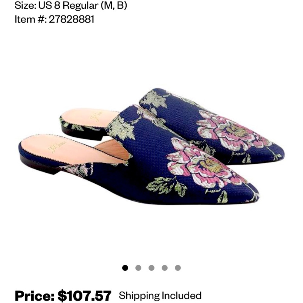 JCREW 8.5 NIB MULES